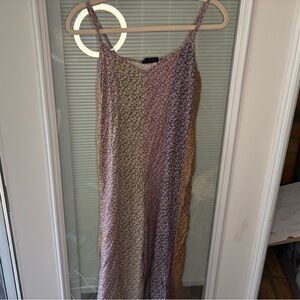 Storia Spaghetti Strap Body Suit in Mauve, Cream & Mustard